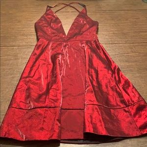 Beautiful V-Plunge Skater Dress